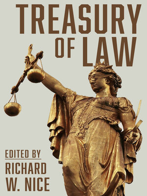 cover image of Treasury of Law